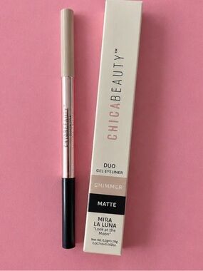 CHICA BEAUTY NEW! Duo Gel Eyeliners (Shimmer + Matte) NIB